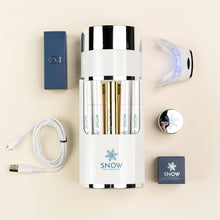 Load image into Gallery viewer, Dual-light, WIRELESS, Self-Sanitizing Snow® Smart Teeth Whitening At-Home System